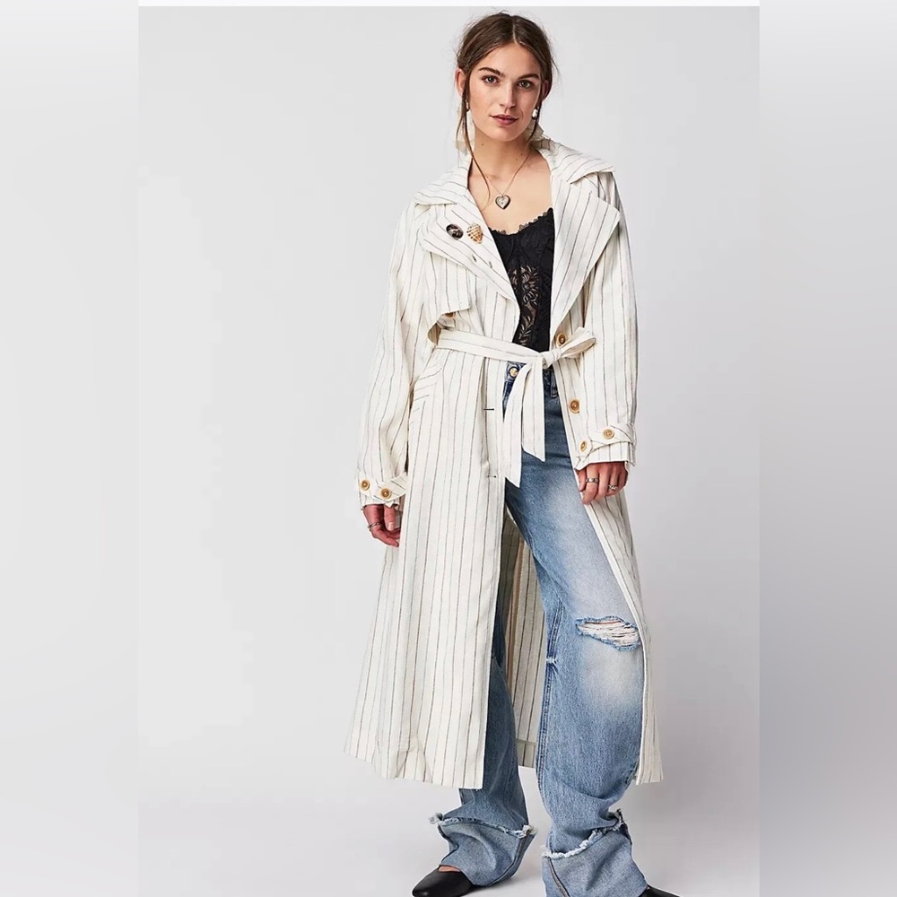 Free People Melia Mac Coat Size L. $228. B12 - Picture 1 of 6